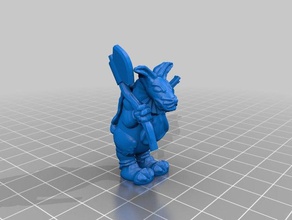 rabbioso coniglio le creature bunny 3d print model - Mito3D