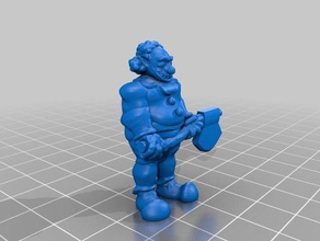 crazy clown creature 3d print model - Mito3D