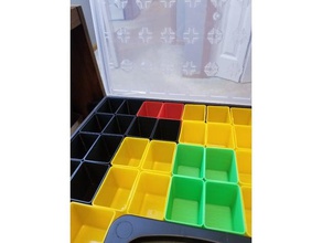 caixa pequena do porto de frete caso armazenamento recipientes harborfreight ferramentas o organizador a loja casa 3d print model - Mito3D
