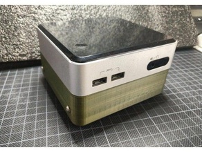 intel nuc case extension computer 3d print model - Mito3D