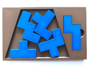 panier de cas bac d'emballage casse-tête puzzles 3d print model - Mito3D