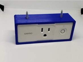wemo mini smart switch holder household 3d print model - Mito3D