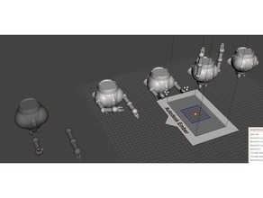 robotech maîtres de récupération réparation des drones jeux empire rrt wargame 3d print model - Mito3D