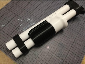 magnus shotgun ehdrien pipes barrel stock toy game accessories blaster cpvc mega nerf pvc pipe 3d print model - Mito3D