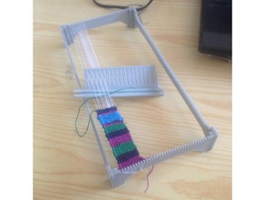 einfache Webstuhl mechanisch ist - Spielzeug Armband Baumwolle Mädchen handmade handmake ornament 3d print model - Mito3D