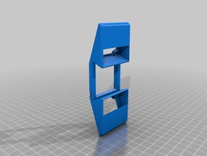 Doppel-Lüfter-Halter zaxe 3d-Drucker - Zubehör fan duct 3d print model - Mito3D