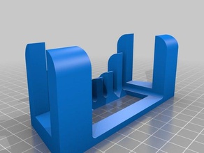 25mm customized desk cable holder office 3d print model - Mito3D