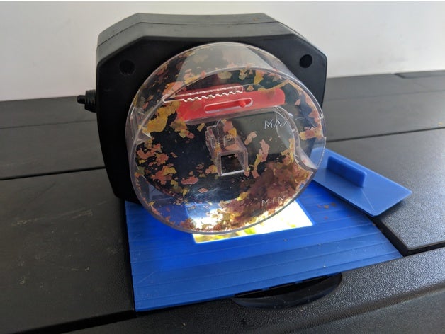 juwel abdeckung zusatzdeckel f&uumlr futterautomat diy aquarium Fisch 3D print model - Mito3D