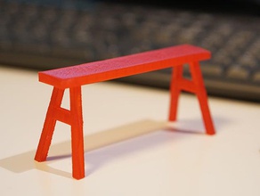 kung fu bench 3d baskı yazıcı 3d print model - Mito3D