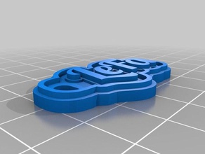lefa keychains customized 3d print model - Mito3D