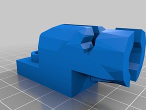 lego placa 1x2 mini tiro de blaster 15403+ construção brinquedos 3d print model - Mito3D