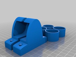 spoolholder pole-29mm 3d drucken 3d print model - Mito3D