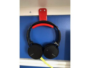 hanger headphones beats audio dre logo headphone holder sony 3d print model - Mito3D