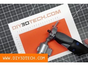 dremal adaptateur de montage la main outils dremel accessoires pièce jointe titulaire 3d print model - Mito3D