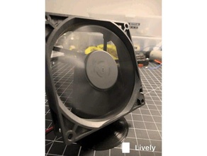 einfache stand-pc fan - Elektronik 12v fume extractor lot 3d print model - Mito3D