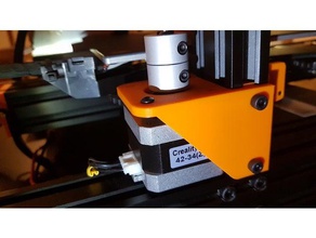 ender 3 z-axis damper mount 3d printer parts creality pro vibration axis endstop 3d print model - Mito3D