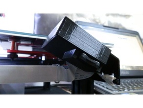 u30 display-Abdeckung micro-sd Links rechts 3d Drucker Teile alfawise backcover burnx3d lcd microsd micro-sd-card-Halter 3d print model - Mito3D