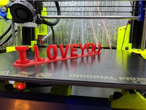 love you know &hearts signs logos 3dlettering nsfw 3d print model - Mito3D