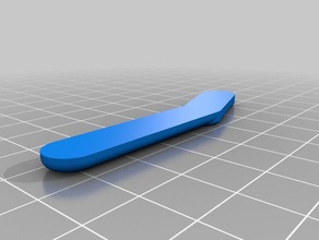 kozmetik spatula- cosmetic spatula bathroom 3d print model - Mito3D