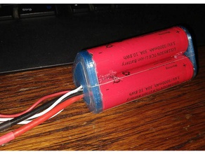 deckel boden f&uumlr 18650 batterie liion akkupacks l'électronique 3d print model - Mito3D