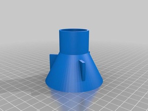 poudre paramétrique bouteille d'entonnoir ménage de fournitures personnalisé 3d print model - Mito3D