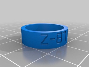 awesome z-871 rings customized 3d print model - Mito3D