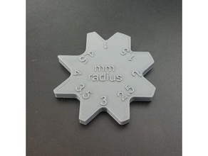 radius gauges 1-10mm hand tools 3d print model - Mito3D