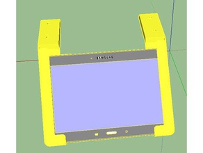 galaxy 101 tablet da montare sotto la mancanza di recinzione 3d stampante accessori 3d print model - Mito3D