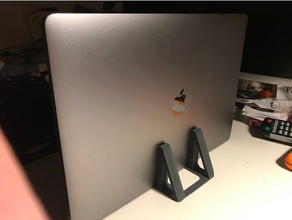 macbook pro stand à clapet mode ordinateur touchbar la rétine 3d print model - Mito3D
