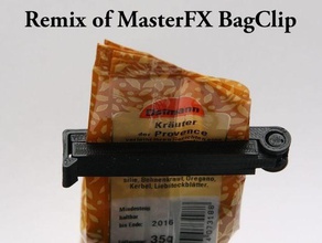 bag clip cad easy modify household supplies 3dmodel steep 3d print model - Mito3D