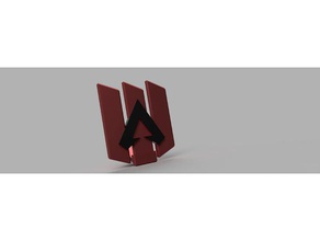 apex legends logo stand other fortnite 3d print model - Mito3D
