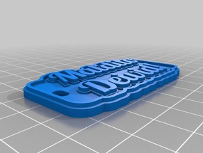 maldito deivid keychains customized 3d print model - Mito3D
