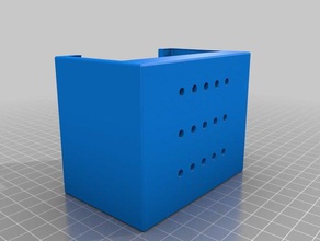 my customized multimeter wall holder depth -5 tool holders boxes 3d print model - Mito3D