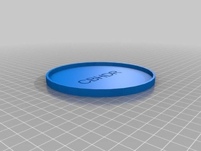 cbhdr coaster cucina pranzo personalizzato 3d print model - Mito3D