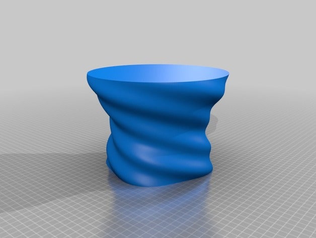simple planter vase mode outdoor garden 3D print model - Mito3D