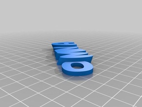 mina Schlüsselanhänger angepasst 3d print model - Mito3D