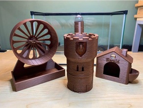 hamster land pets animal gerbil house mouse wheel 3d print model - Mito3D