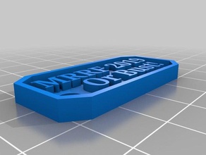 mrrf busto chaveiro sinais logotipos 3d print model - Mito3D