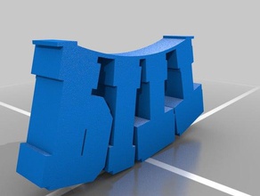 pitt logo i segni loghi 3d print model - Mito3D