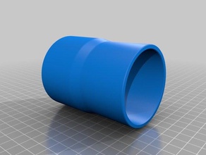 pvc-shop-vac-Koppler Teile 3d print model - Mito3D