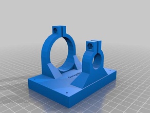 integrated dremel mount zen toolworks cnc 3d printer parts 3d print model - Mito3D