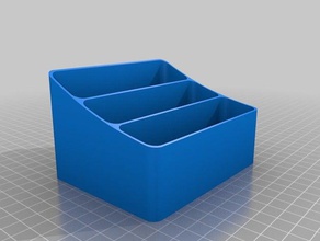 remote caddy containers 3d print model - Mito3D