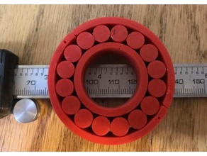 15w 25id 52od metric taper roller bearing engineering 3d print model - Mito3D