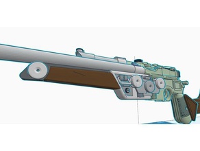 dl-44 carbine blaster vordere Griff fehlt Stück Requisiten mimban mudtrooper star wars 3d print model - Mito3D
