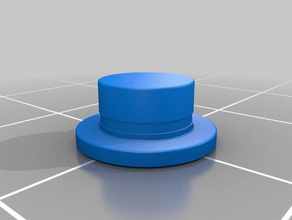 sombrero de copa props basic simple pequeño tophat 3d print model - Mito3D