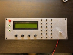 placa frontal dds generador de señal ssb61 proyecto la electrónica hamradio ham radio 3d print model - Mito3D