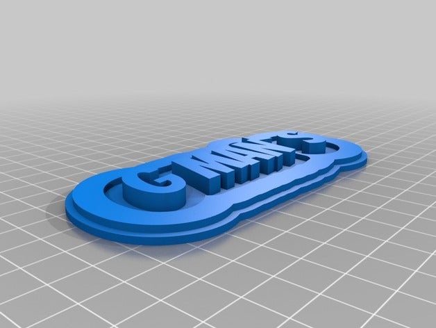 gmans art personalizzato 3D print model - Mito3D