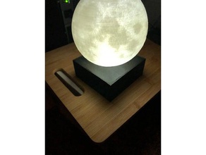 Mond-Lampe Basis Dekor 3d print model - Mito3D