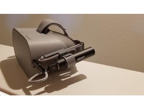 oculus go anker battery mount video games holder 3d print model - Mito3D