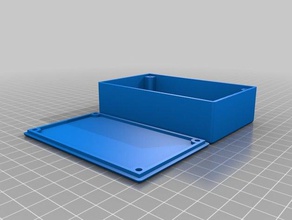 caixa-100-60-25 eletrônica personalizado 3d print model - Mito3D